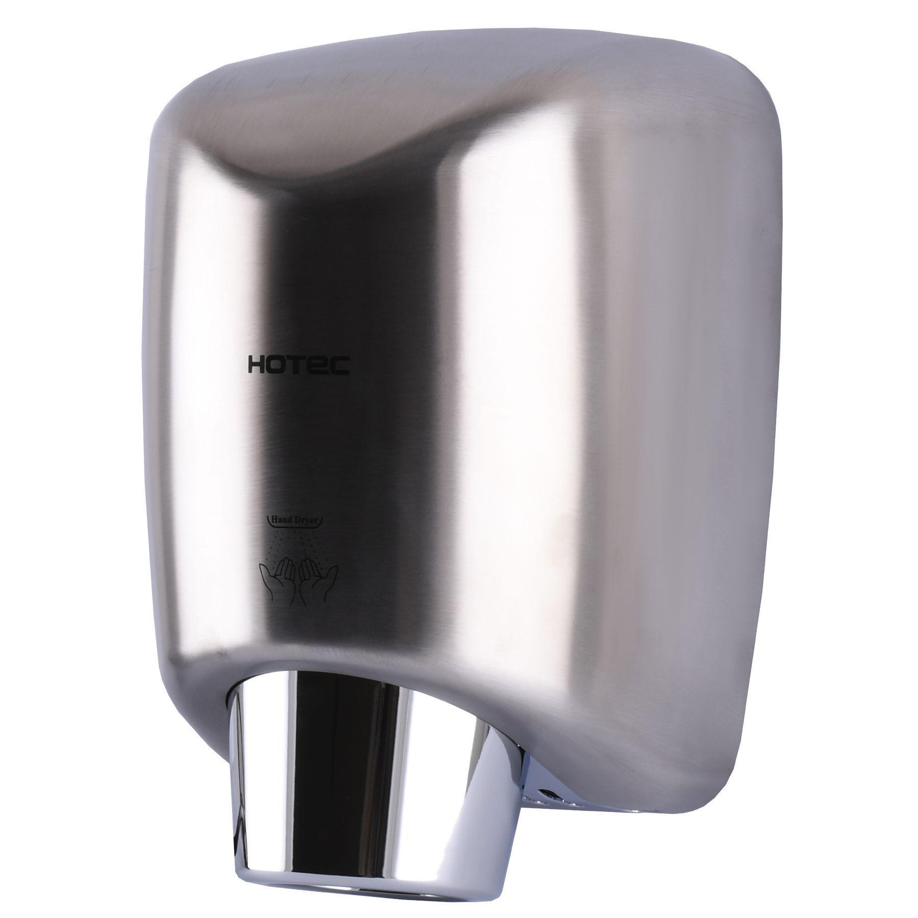 Сушарка для рук HOTEC 11.253.S сенсорна AISI304, корпус Нержавійка сатин (220В ,1800Вт)